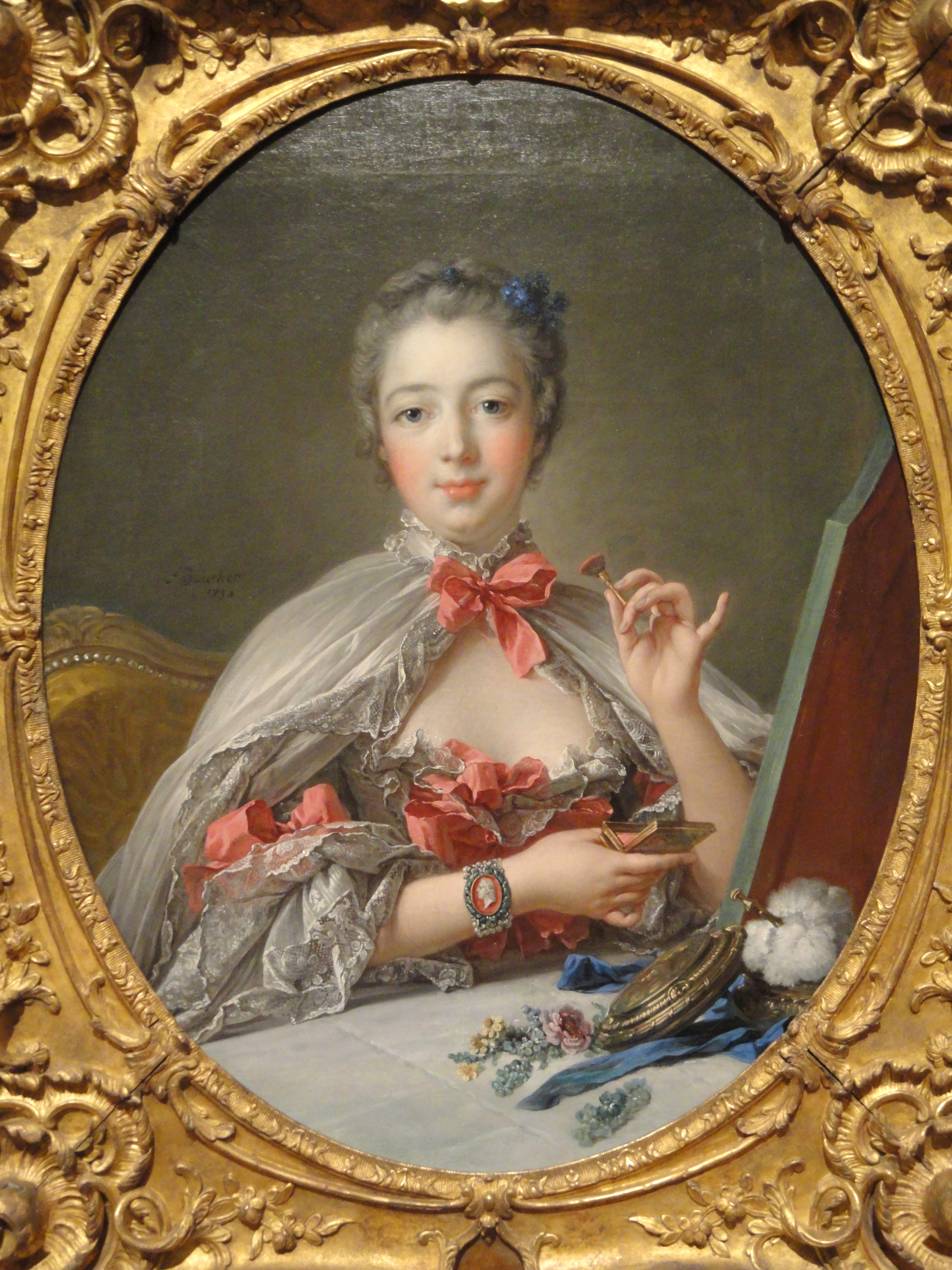 eanne-Antoinette Poisson, Marquise de Pompadour, by Francois Boucher, 1750 displayed in the Fogg Art Museum, Harvard University, Cambridge, Massachusetts, USA. Image: Daderot / Wikimedia Commons 
