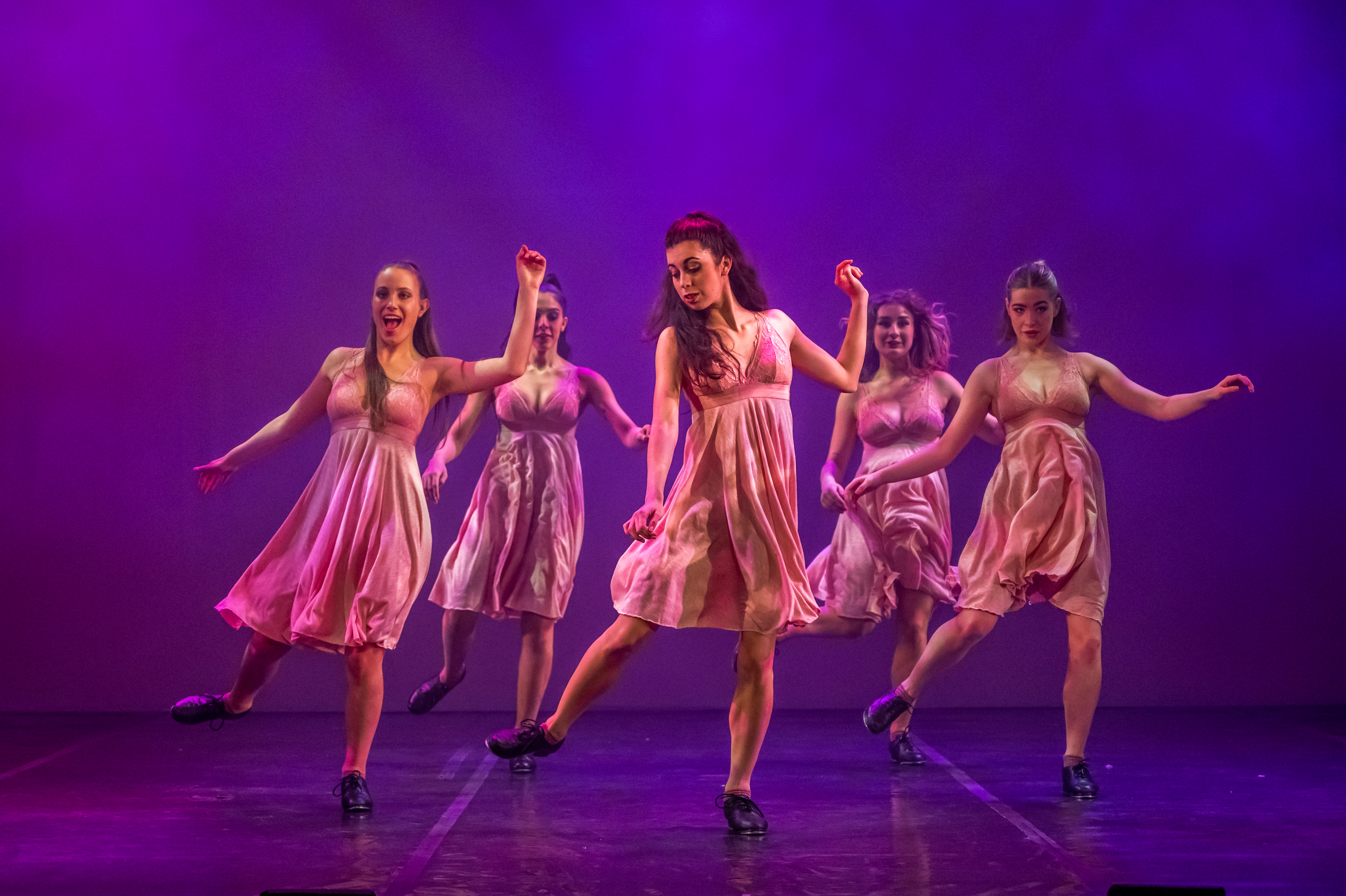 Tap features strongly in 'Come Together', the Beatles-inspired dance show returning to Theatre on the Bay in February. Image: Gustav Klotz Photography