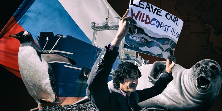 ‘Hands OFF Antarctica!’ Activists condemn SA arrival of Russia’s noisy oil and gas ship
