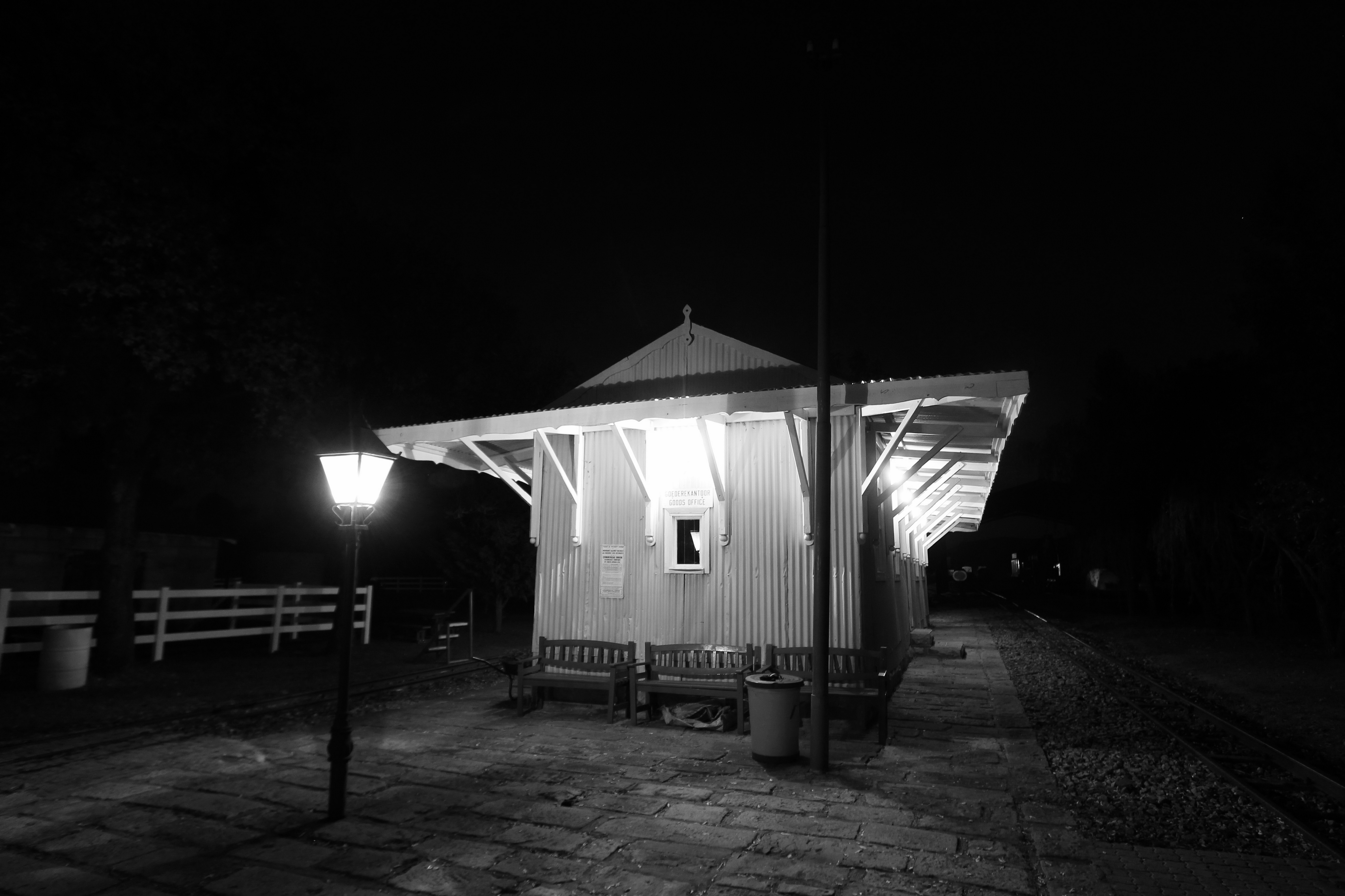 South African Baby Boomers who rode the once-incredible national railway system will all remember the lonely sidings late at night, in the middle of nowhere. Image: Chris Marais