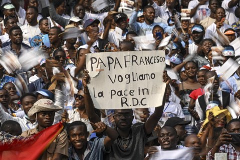 Demonstrators in DRC demand that Pope Francis meet sexual abuse survivors