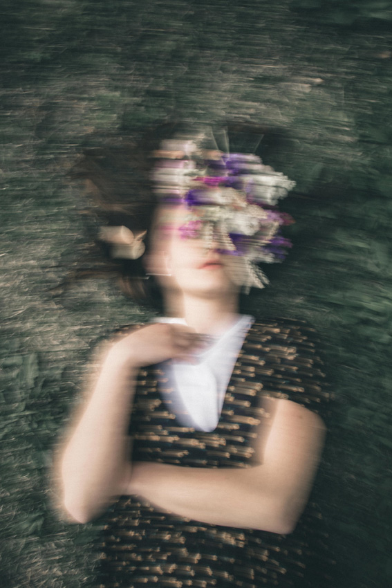 'Lady of the Garden'. This image is from my series, Lady of the Garden. As with other portraits in the series, I wanted to create a sense of movement in the photograph. © Alexandros Othonos, Greece, Shortlist, Regional Awards, Sony World Photography Awards 2023