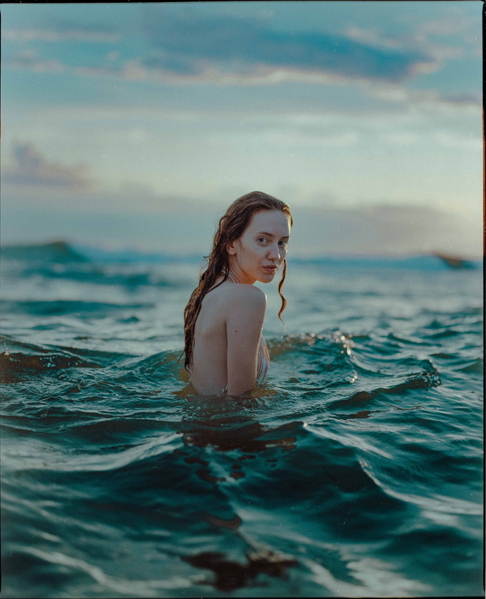 'Siren’s Dawn'. A portrait of a woman I met at the Baltic Sea in Poland. © Mateusz Żurowski, Poland, Winner, National Awards, Sony World Photography Awards 2023