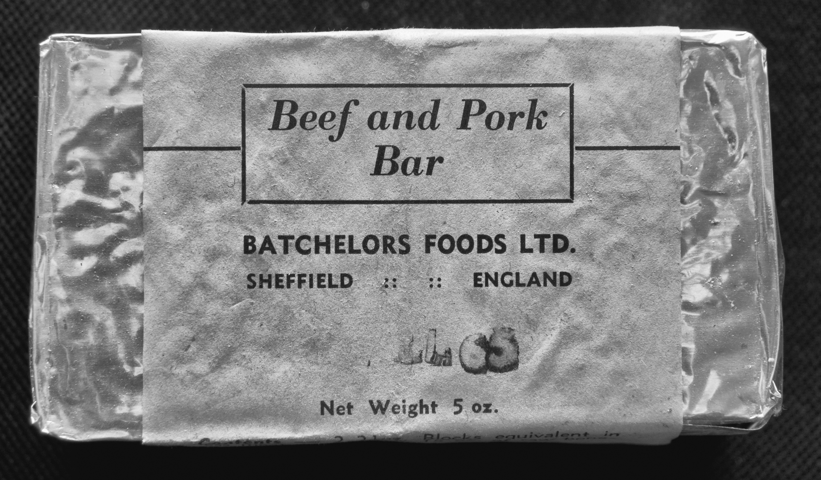 Beef and pork bar - early expedition food. Image: Supplied