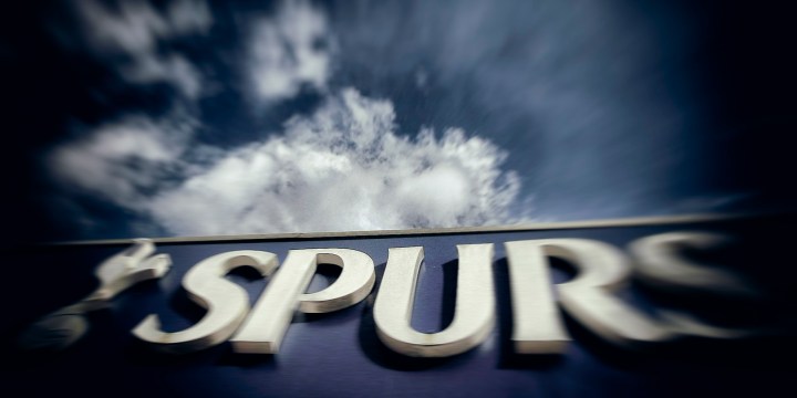 A general view of  the Tottenham Hotspur Football Club logo above the club shop at White Hart Lane on 9 March 2011 in London, England. (Photo: Tom Dulat / Getty Images)