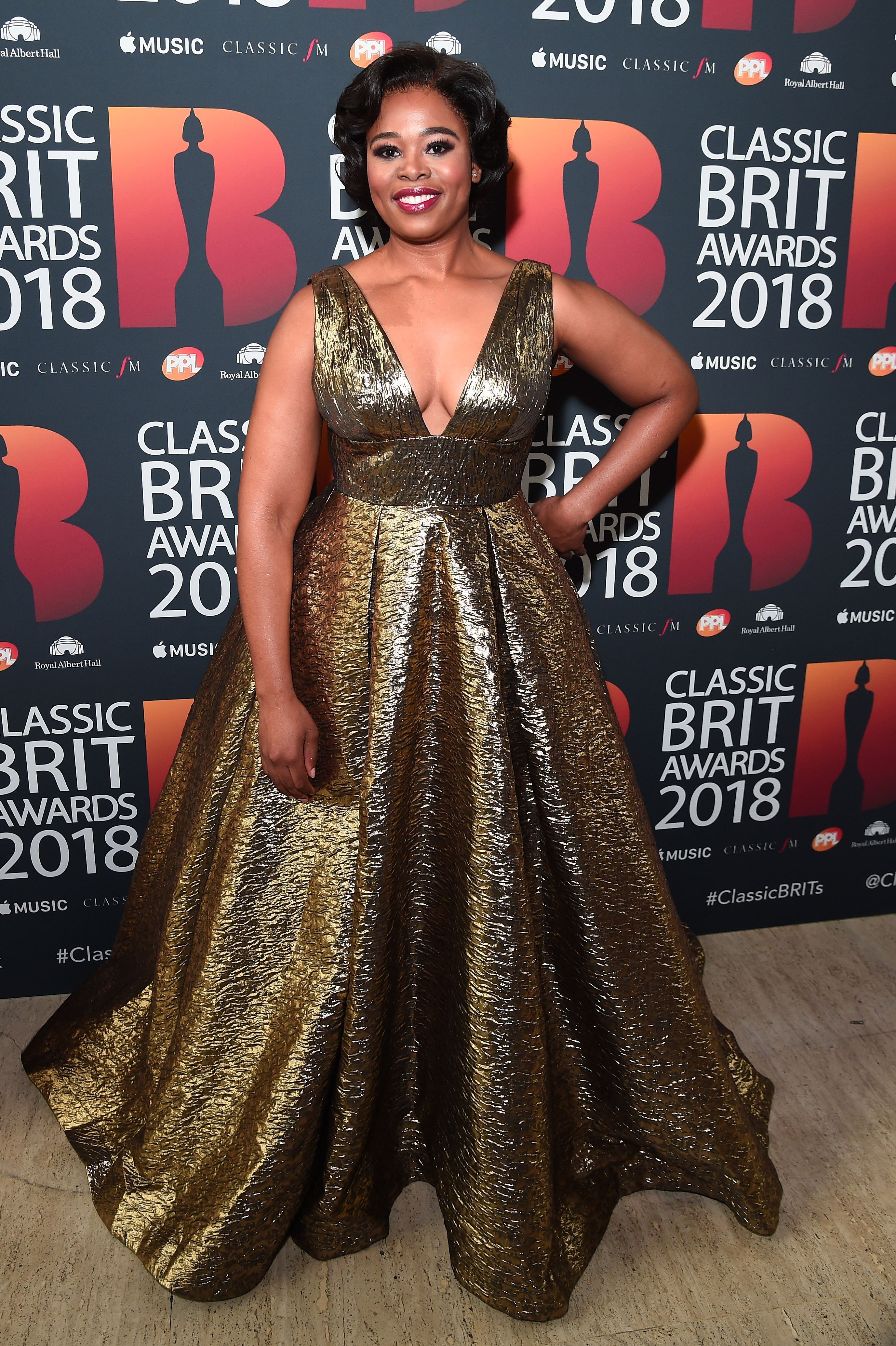 LONDON, ENGLAND - JUNE 13: Pretty Yende attends the 2018 Classic BRIT Awards held at Royal Albert Hall on June 13, 2018 in London, England. (Photo by Eamonn M. McCormack/Getty Images)