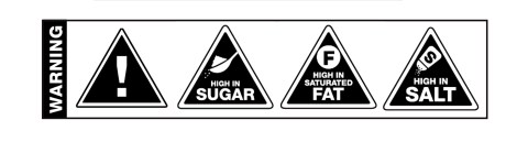 Draft regulations aim to make warning labels on unhealthy foods mandatory by 2025