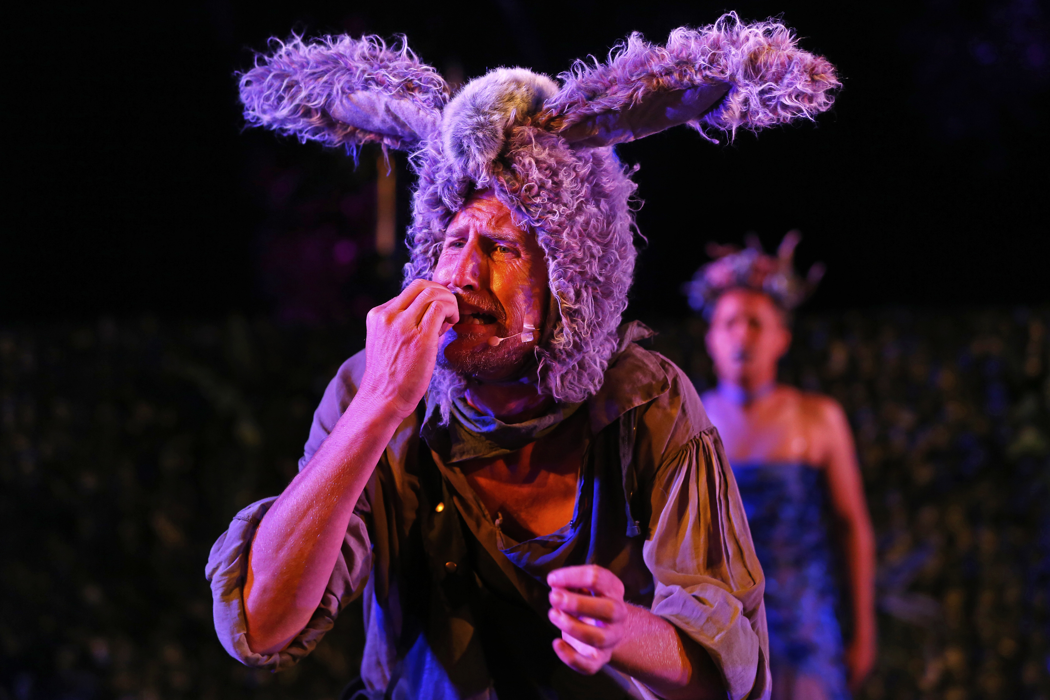 Mark Elderkin as Bottom in Shakespeare's 'A Midsummer Night's Dream' at Maynardville. Image: Mark Wessels