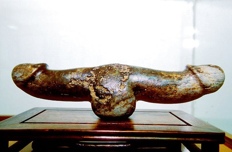An ancient double-ended dildo. Image: The China Museum of Sex