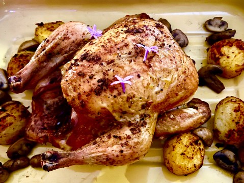 What’s cooking today: Garlic-butter roast chicken