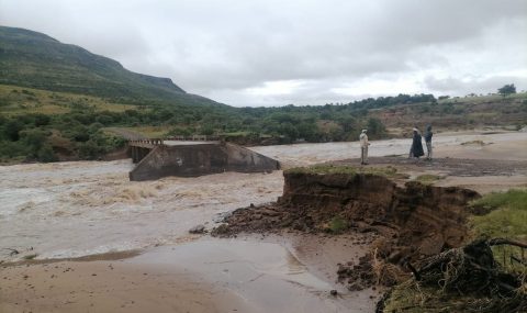 Hundreds stranded in Eastern Cape village after bridge collapses amid torrential rain