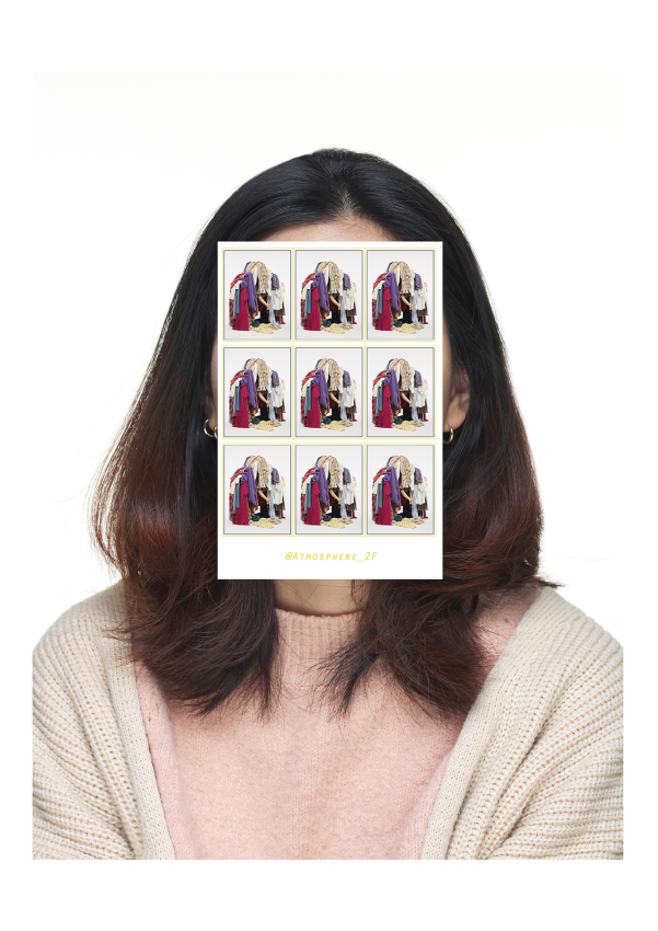 Identification 4. She wants to make a house of clothes. The clothes are important to her, they are how she presents her body. As though submitting a resumé to the world, unknown Korean artists share their stories and the stories of their work through ID photos without faces. The ID photo is an image of the upper body centred on the expressionless face looking ahead. It focuses on the face whose emotions are erased for the purpose of identification. The image standards vary slightly depending on the uses of the image, passports, visas, resident registration cards. I understand the ID photo as a medium that connects individuals within society, allowing them to quickly identify themselves and what they do, whilst also showing part of themselves as they transform internal image regulations to meet the external image standards. © Jae In Lee, Korea, Republic Of, Shortlist, Professional competition, Portraiture, Sony World Photography Awards 2023