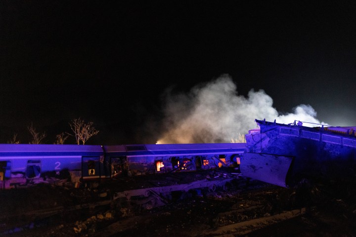 Trains collide in Greece, at least 36 killed, dozens injured