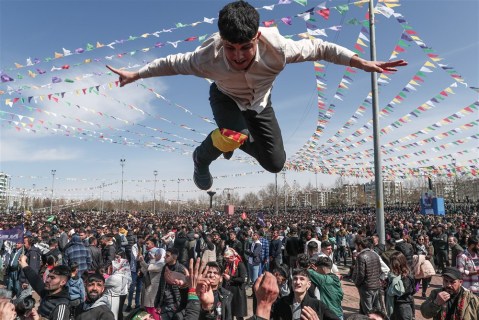 In images: Kurdish people celebrate Nowruz in Diyarbakir, Türkiye