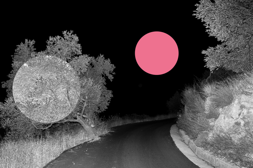 Manipulated images taken on a road in Crete. Investigations into the nature of photography and the image. © Richard Boll, United Kingdom, Shortlist, Professional competition, Creative, Sony World Photography Awards 2023