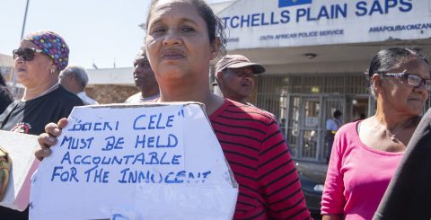 Violence-torn community in Cape Town campaigns for a society without guns
