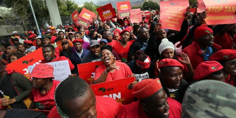 Political minnows join EFF’s national protest, but the big fish all give it a miss