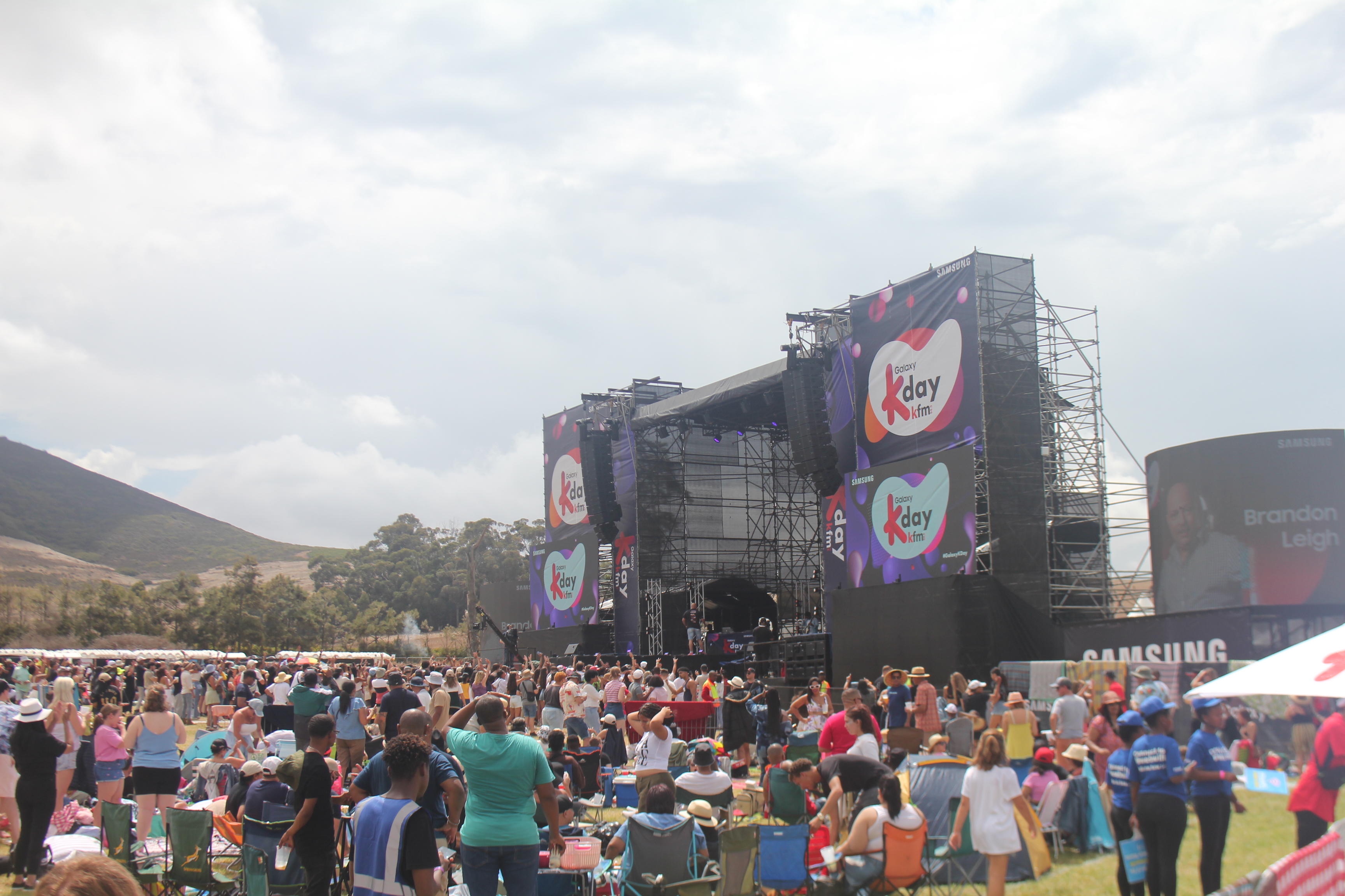 People showed up in force for the Galaxy KDay Festival. Image: An Wentzel