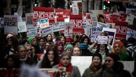 Women in their thousands take to streets of London to highlight shocking GBV crisis