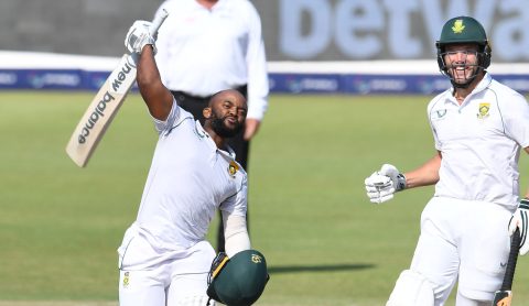Temba Bavuma scores historic second Test-match century against West Indies