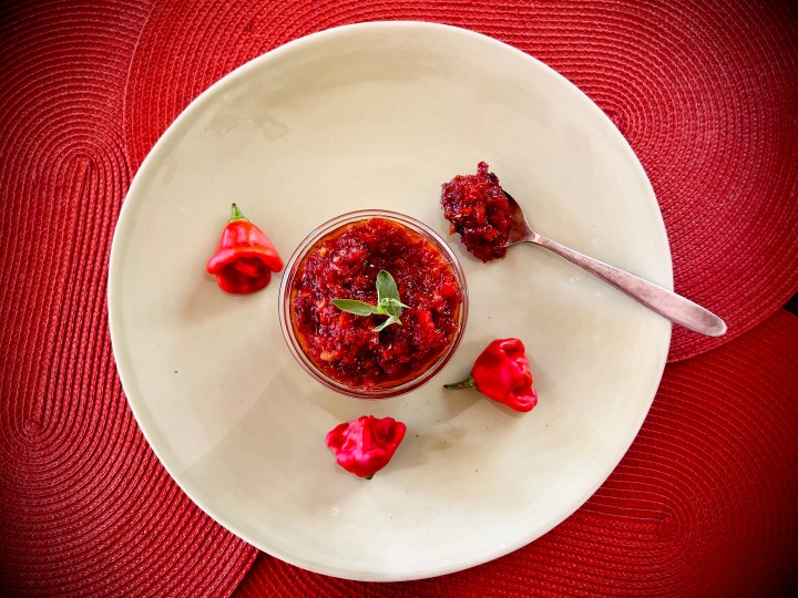 What’s cooking today: Red chilli chutney