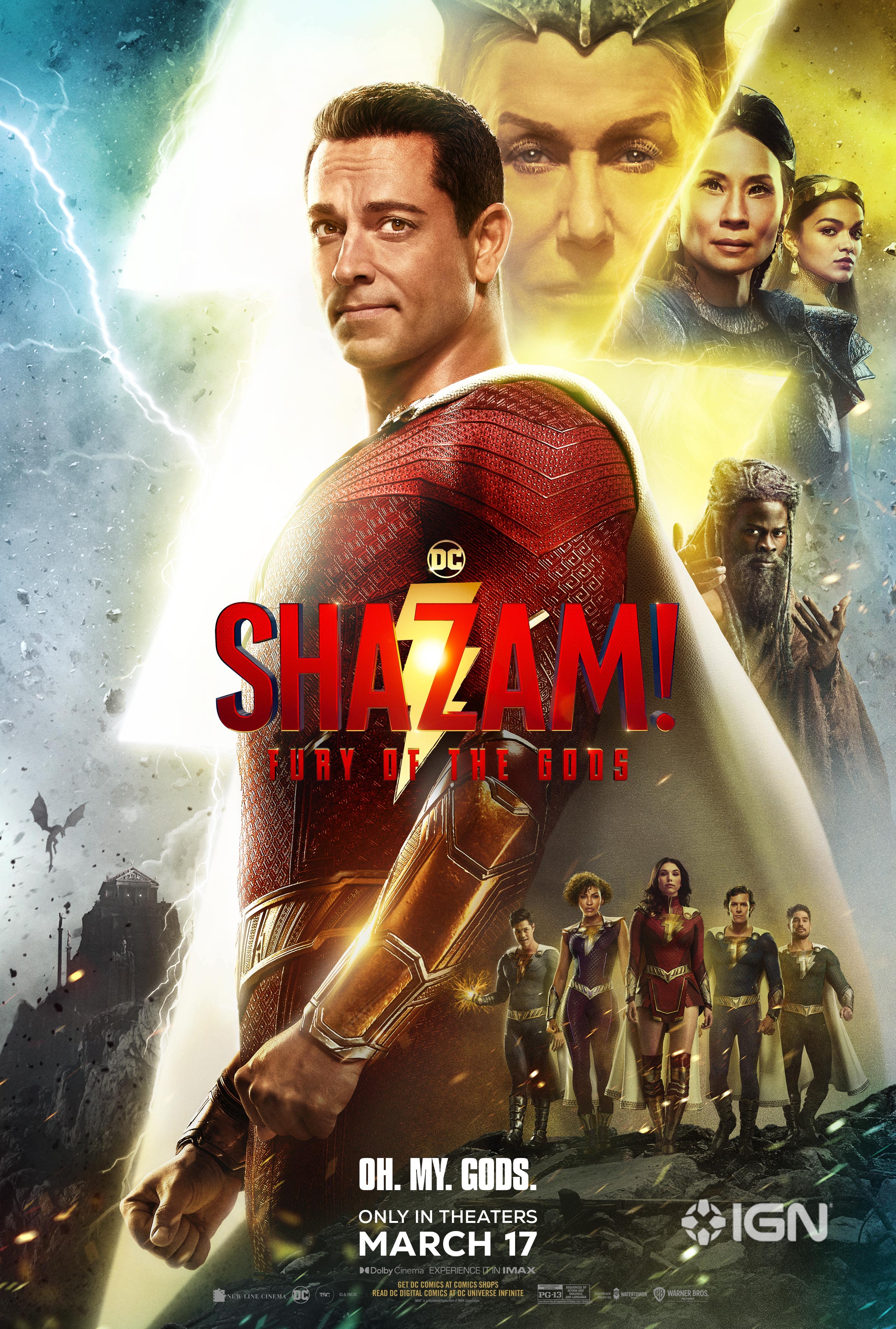 'Shazam! Fury of the Gods' poster. Image: Warner Bros. Pictures