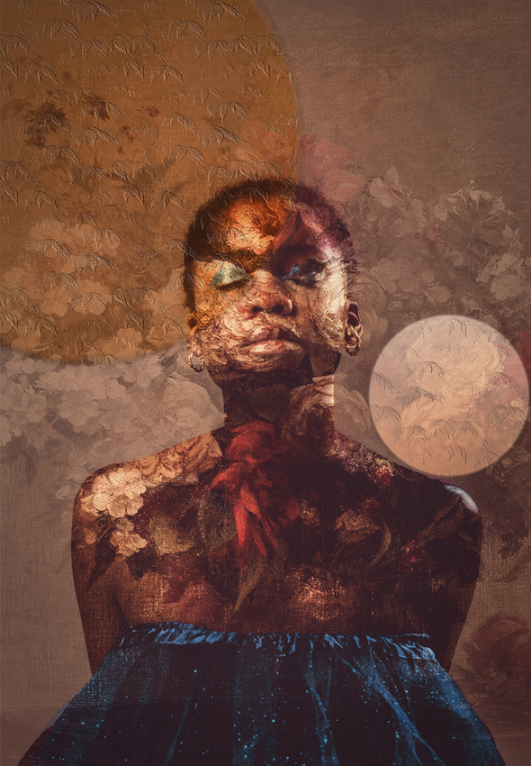 'Moonchild'. A creative portrait. © Namukolo Siyumbwa, Zambia, Shortlist, Open Competition, Creative, 2023 Sony World Photography Awards