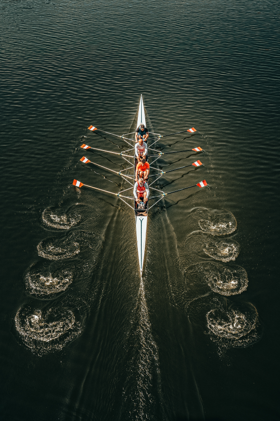 'Rowers in the Arno'. Rowers in the Arno, Florence. © Zacarías Abad Torres, Spain, Shortlist, Open Competition, Motion, 2023 Sony World Photography Awards