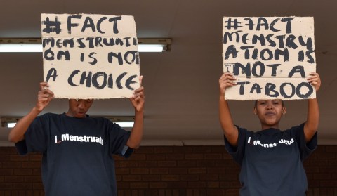 83% of girl learners in SA struggle to access menstrual hygiene products