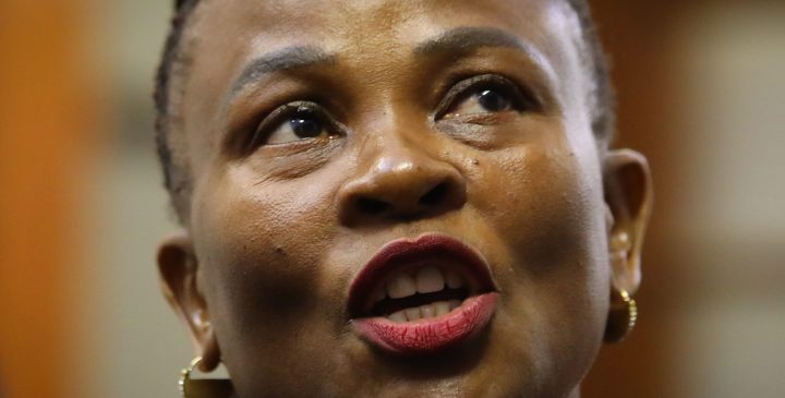 ‘Just mute her!’ — Committee chair Qubudile Dyantyi in virtual verbal scuffle with Mkhwebane
