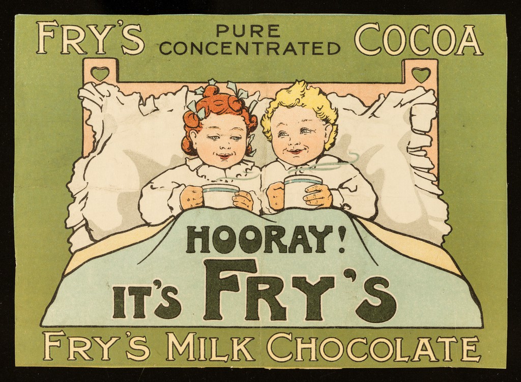 An advert for Fry’s hot chocolate (c.1900-1909). Image: J.S. Fry & Sons / Wellcome Collection