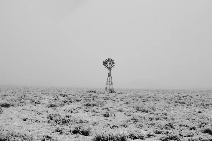 Snow Day in the Karoo