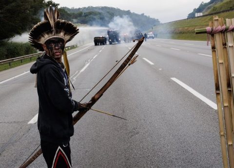 Guarani people clash with police in Sao Paulo, and more from around the world