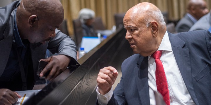 Sidestepping questions, Gordhan lashes De Ruyter for ‘messianic and hero figure’ tendencies
