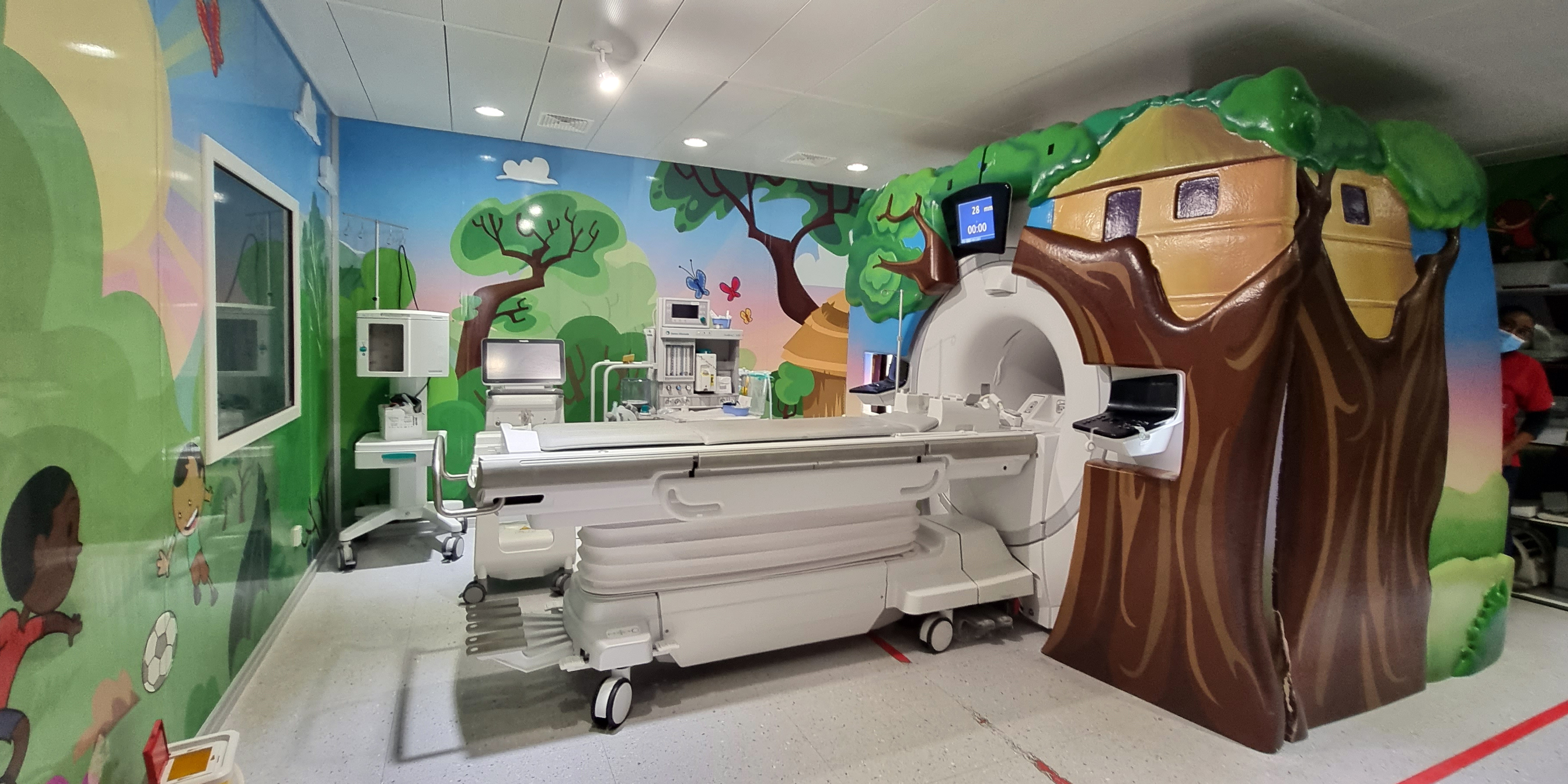 MRI machine at the Nelson Mandela Children’s Hospital