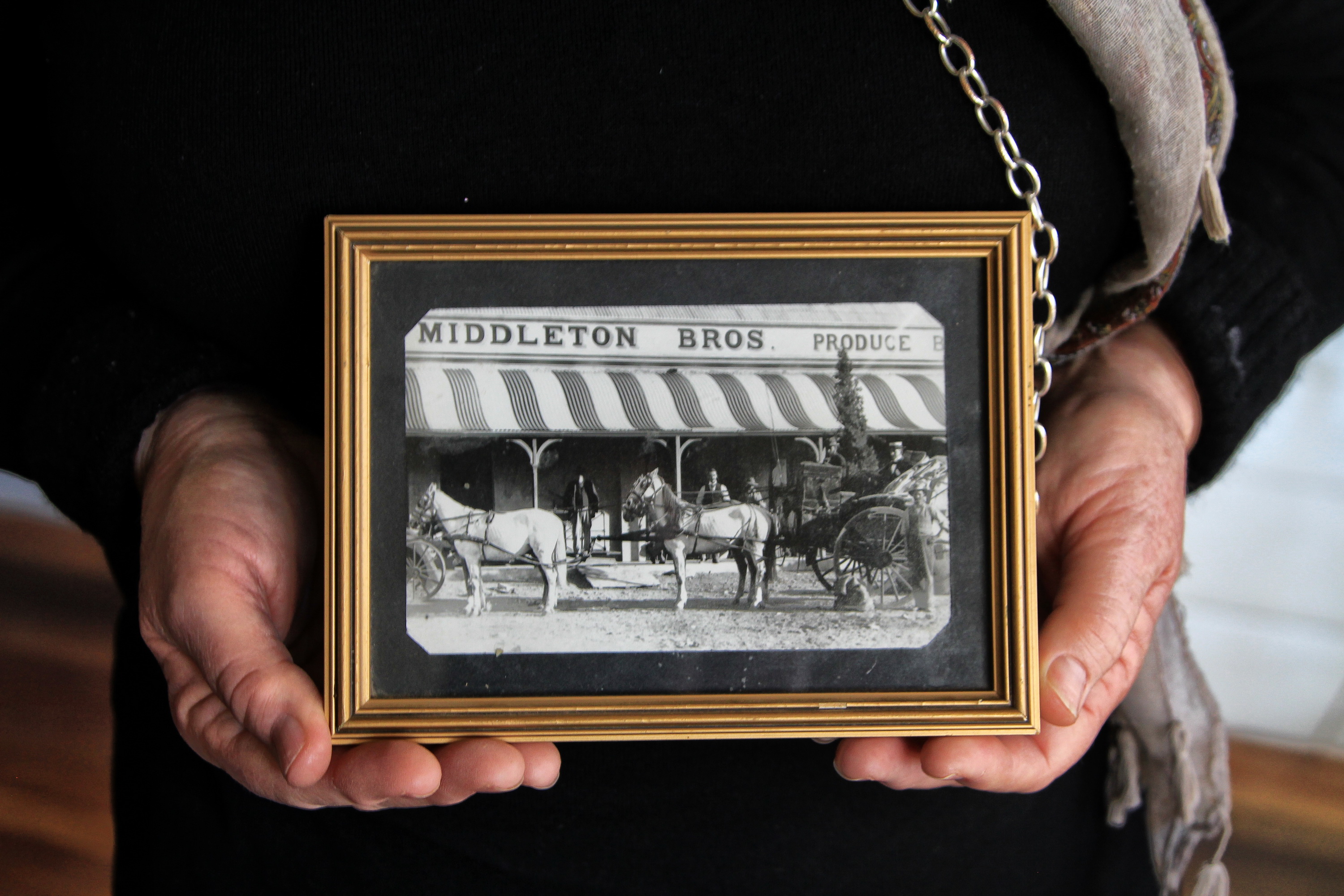Helen Kirkman’s maiden name was Middleton – one of her ancestors ran this general dealer shop in Steytlerville. Image: Chris Marais