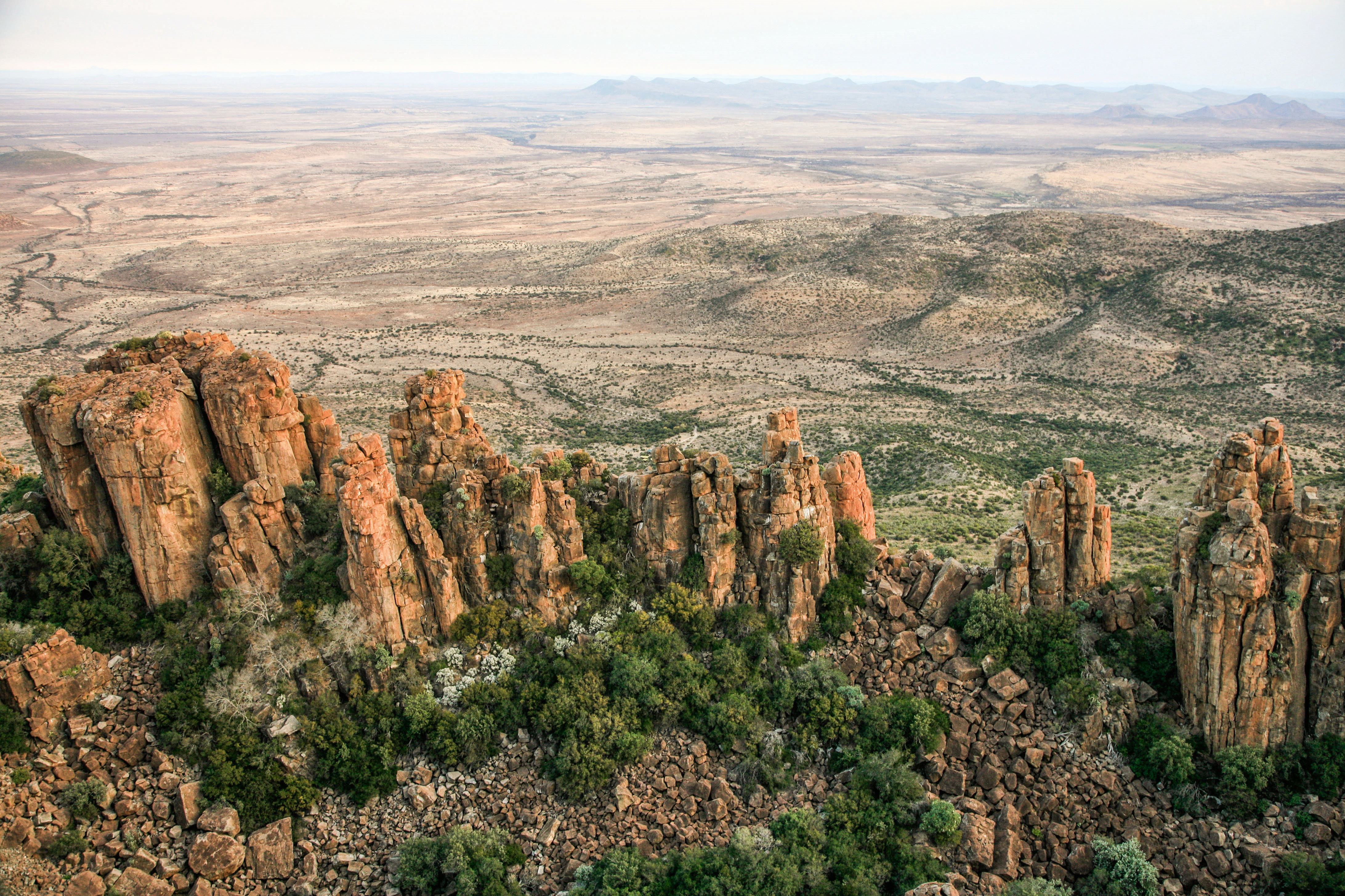 The view of the Karoo Heartland from above the Valley of Desolation. Image: Chris Marais