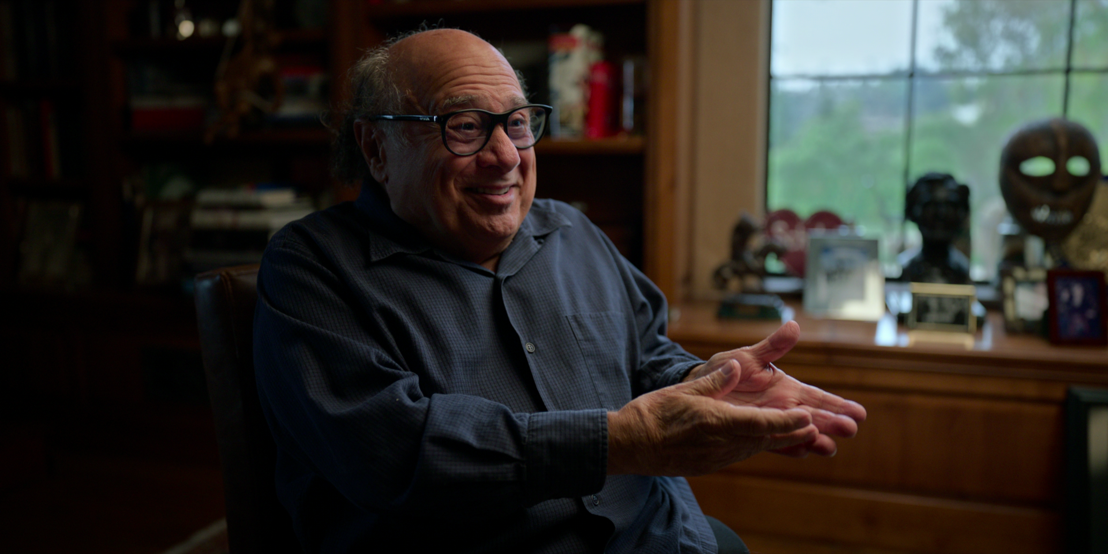 Danny DeVito speaks about being on set with Arnold Schwarzenegger. Image: Netflix / Supplied