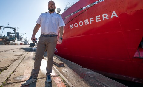 Ukrainian polar captain: ‘I come from a family of seamen and long for Noosfera to return to my homeland’