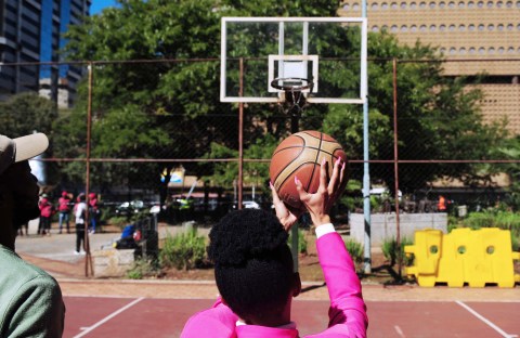 This is where ‘fire and magic’ are born – the Joburg inner-city haven of hope united by basketball