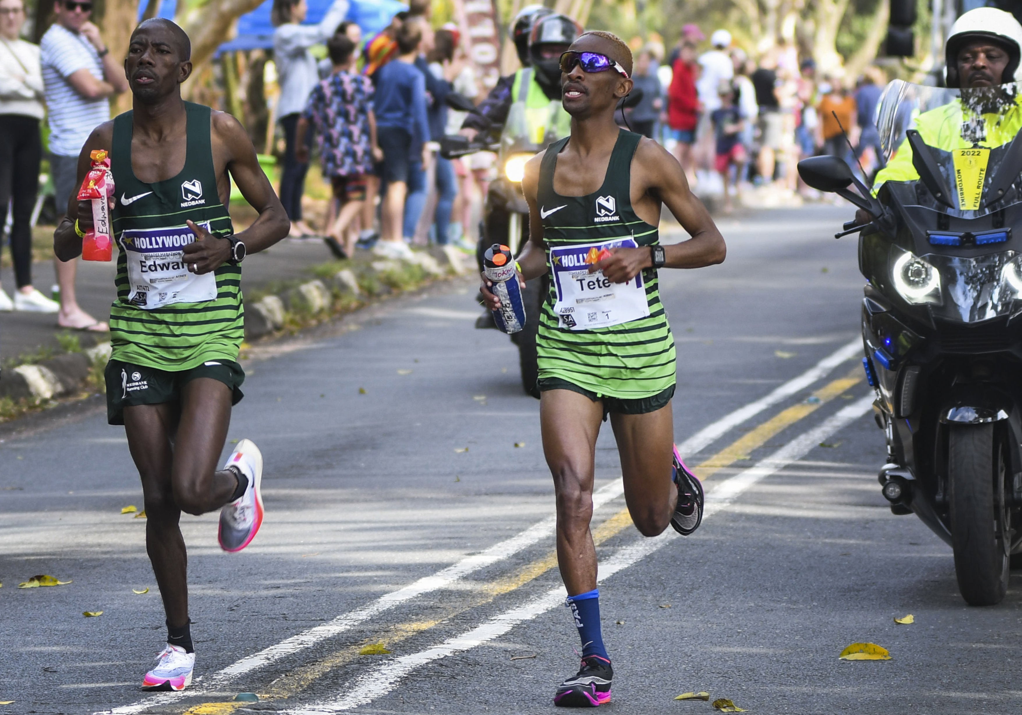 Edward Mothibi and Tete Dijana, Comrades Marathon