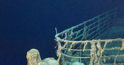 Noises detected in search for Titanic sub as oxygen dwindles