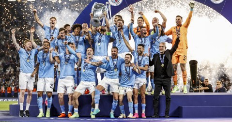 Manchester City revel in historic first Champions League triumph
