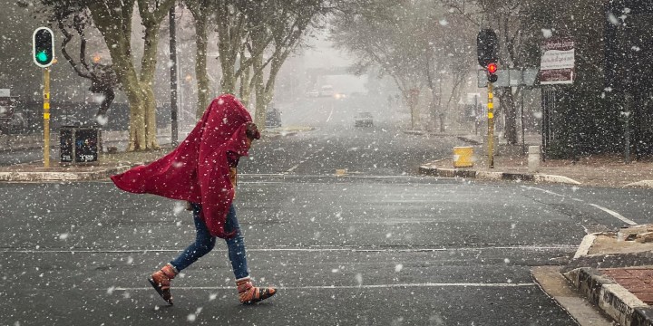 Snowfall blankets parts of Johannesburg as freezing winter weather continues to bite Gauteng