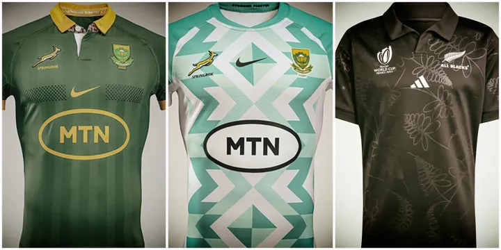 Springboks’ and All Blacks’ new kit designs create a dazzling stir — just as intended