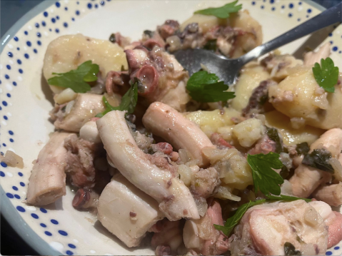 What we’re cooking today: Octopus stew