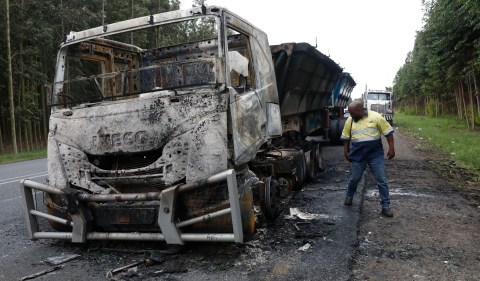 Army sent to hotspots to curb truck arson attacks