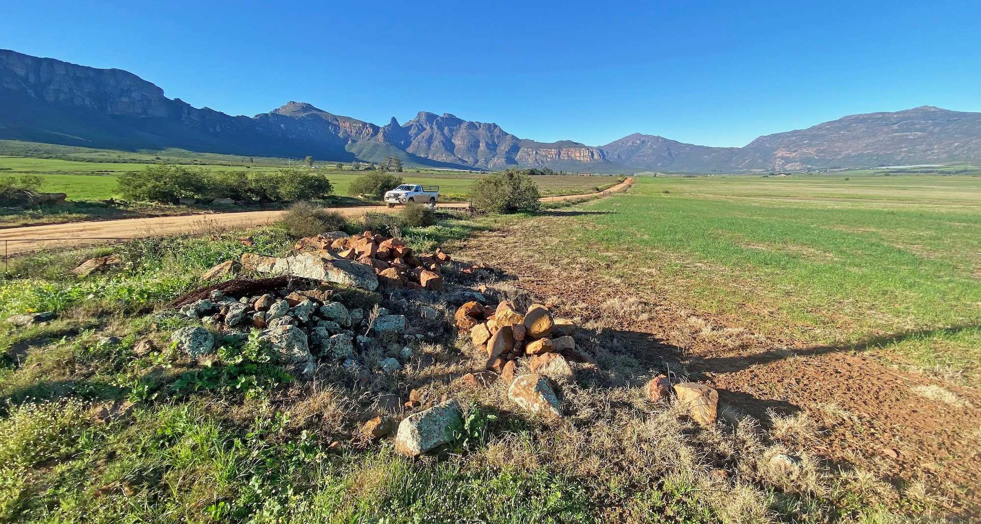 Moutonshoek valley near Piketberg, Bongani Minerals