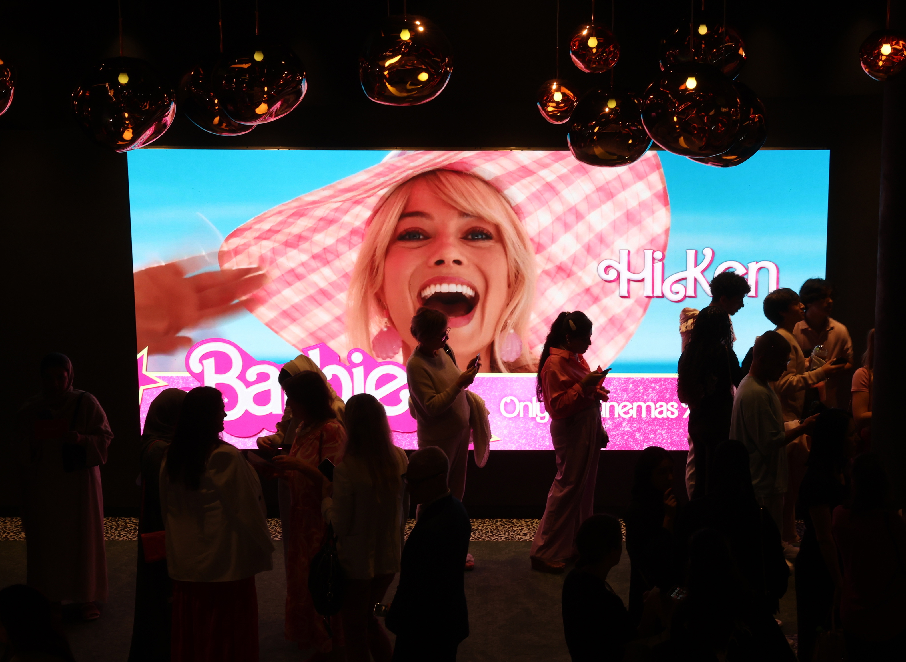 The Barbie movie at Roxy Cinemas at Dubai Hills Mall