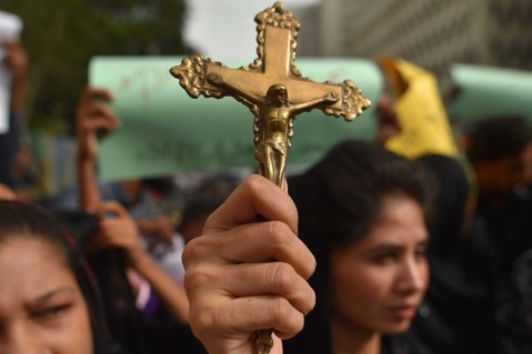 Christians protest after church burnings and violent attacks in private homes, and more from around the world